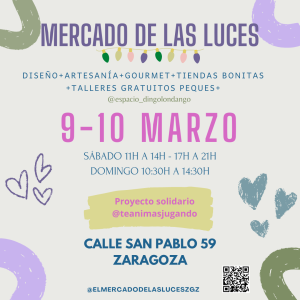 mercado de las luces zaragoza marzo